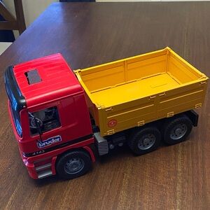 Bruder Mercedes Actros 4143 Red Yellow Construction Dump Truck Made in Germany